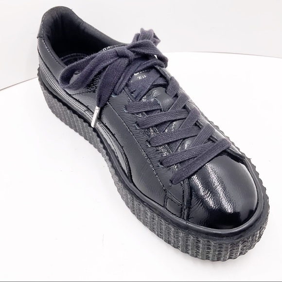 {FENTY PUMA} Creeper Wrinkled  Patent Leather - Picture 2 of 16